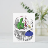 Carte Postale Alice et la Caterpillar (Debout devant)