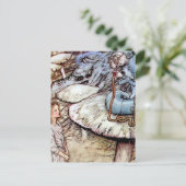 Carte Postale « Alice et la chenille » par Arthur Rackham (Debout devant)