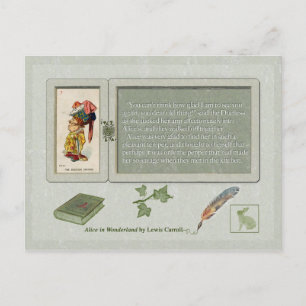 Carte Postale Alice et la duchesse souriant