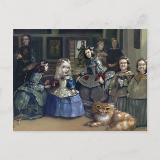 Carte postale "Alice et Las Meninas" (Devant)