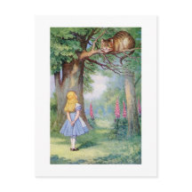 Alice et le Chat du Cheshire, illustration