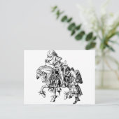 Carte Postale Alice et le chevalier blanc (Debout devant)
