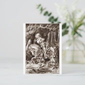 Carte Postale Alice et le chevalier blanc (Debout devant)