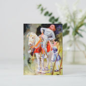 Carte Postale Alice et le chevalier blanc au pays des merveilles (Debout devant)