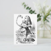Carte Postale Alice et le Flamant rose (Debout devant)