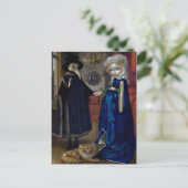 Carte postale "Alice in a Van Eyck Portrait" (Debout devant)