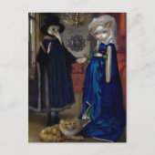 Carte postale "Alice in a Van Eyck Portrait" (Devant)