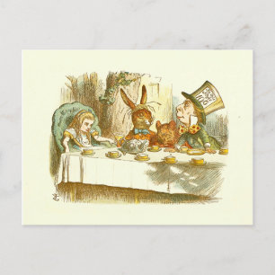 Carte postale Alice in Wonderland (Fête du thé à l