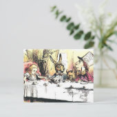 Carte postale Alice in Wonderland Mad Tea Party (Debout devant)