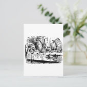 Carte Postale Alice, Lapin Blanc, Tea Party (Debout devant)