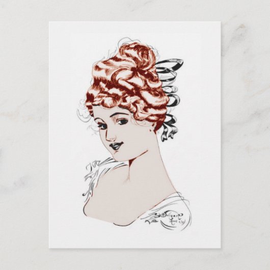 Carte Postale Alice M. McPherrin par Russell L. Swigert 1917 art (Devant)