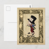 Carte Postale Alice - Mad Hatter 1865 (Devant / Derrière)