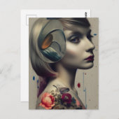 Carte Postale Alice Médias mixtes (Devant / Derrière)