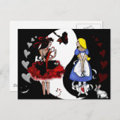 Carte Postale Alice reflété (Devant / Derrière)