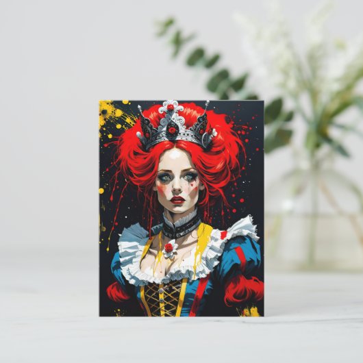 Carte Postale Alice, reine rouge (Debout devant)