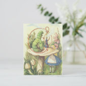 Carte Postale Alice rencontre la chenille (Debout devant)