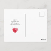 Carte Postale Alice Tea Party Thème (Dos)