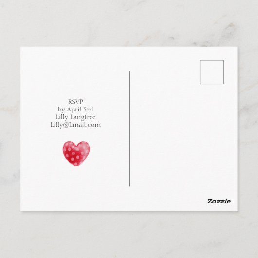 Carte Postale Alice Tea Party Thème (Dos)