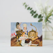 Carte Postale Alice Tells A Lion & Unicorn Cake Makes It Better (Debout devant)