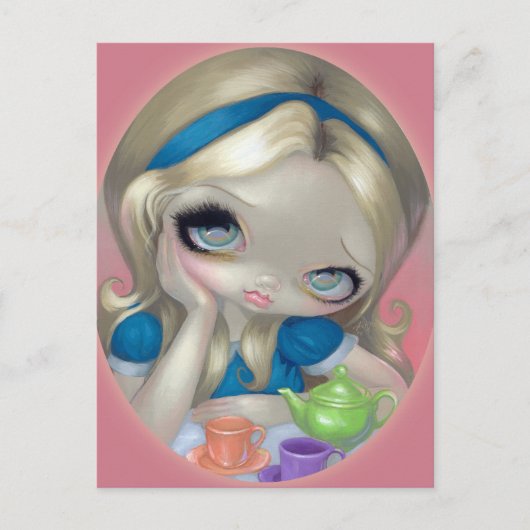 Carte postale "Alice's Tea Party" (Devant)