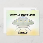 Carte postale Alien (Devant / Derrière)