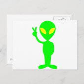Carte Postale Alien (Devant / Derrière)