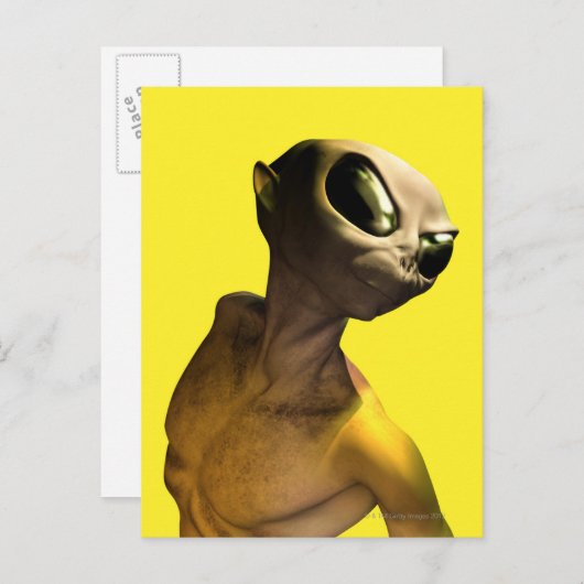 Carte Postale Alien (Devant / Derrière)