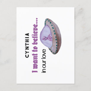 Carte Postale Alien amour valentine