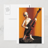 Carte Postale Alien Bass-ics (Devant / Derrière)