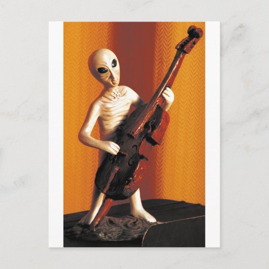 Carte Postale Alien Bass-ics (Devant)