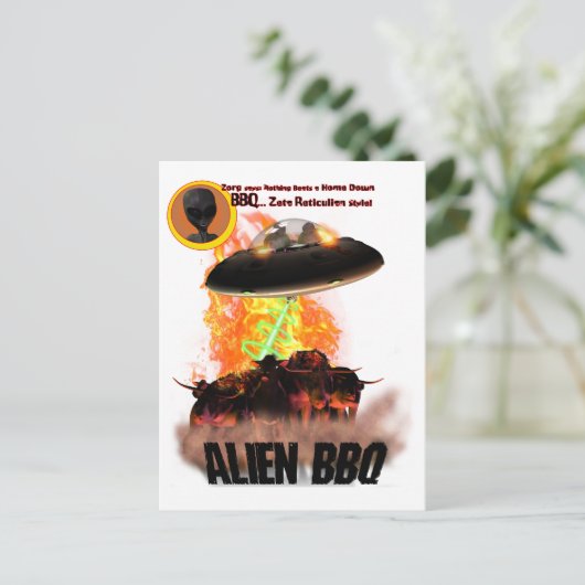 Carte postale Alien BB-Q (Debout devant)