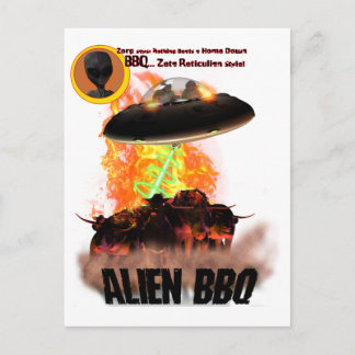 Carte postale Alien BB-Q