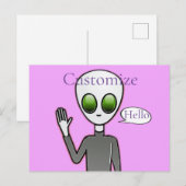 Carte Postale Alien courtois Thunder_Cove (Devant / Derrière)