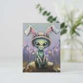 Carte Postale Alien de Pâques (Debout devant)