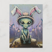 Carte Postale Alien de Pâques (Devant)