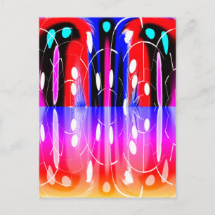 Carte Postale Alien dimensions art