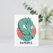 Carte Postale Alien Ew People (Debout devant)