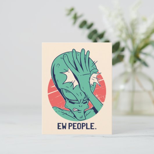 Carte Postale Alien Ew People (Debout devant)
