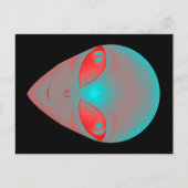 CARTE POSTALE ALIEN GRADIENT (Devant)