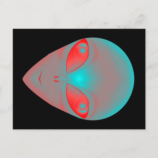 CARTE POSTALE ALIEN GRADIENT (Devant)