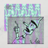 Carte postale Alien Green, Tin Man (Devant / Derrière)