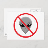 Carte Postale Alien Grey (Devant / Derrière)
