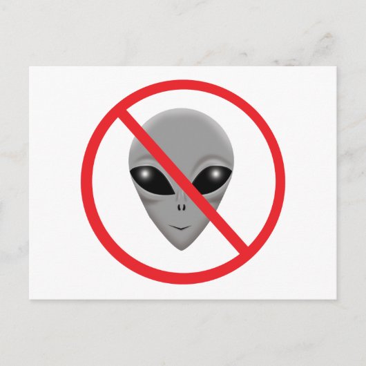 Carte Postale Alien Grey (Devant)