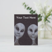 Carte postale Alien Greys (Debout devant)