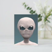 Carte Postale Alien gris (Debout devant)