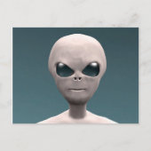 Carte Postale Alien gris (Devant)