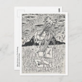 Carte Postale Alien Invasion, ou The Seeding, par Brian Benson (Devant / Derrière)