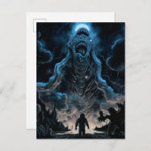 Carte postale Alien Monster Creator Horror Art (Devant / Derrière)