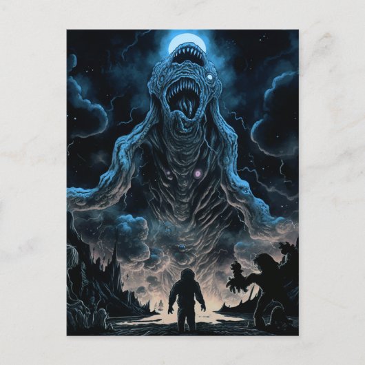 Carte postale Alien Monster Creator Horror Art (Devant)