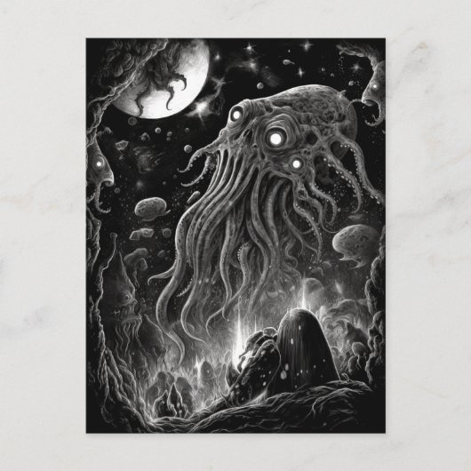Carte postale Alien Monster Creator Horror Art (Devant)
